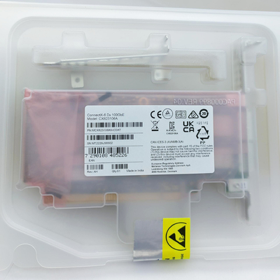 Mellanox ConnectX-6 Dx 100GbE Dual-port QSFP56 EN Adapter Card PCIe Interface for Server and Computer Certified Rohs Stocked