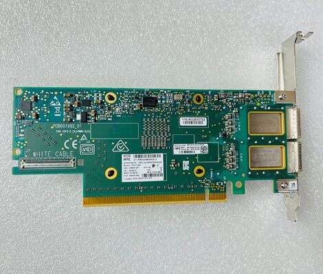 HP CX651105A Connect-6 VPI 100Gbps QSFP56 Optical Fiber Server Network Adapter PCIe 3.0 X16 Internal Ethernet Card