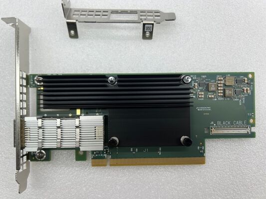 Original Used MCX653105A-HDAT ConnectX-6 HDR InfiniBand 200GbE Single Port OSFP PCIe 4.0 x16 RDMA Network Adapter for HPC