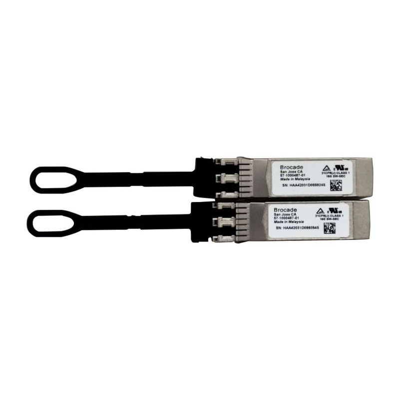 SFP+ Brocade 57-1000487-01 – 16G FC SWL Gen 7, LC Duplex MMF, Aperto Mai Usato, Garanzia 1 Anno