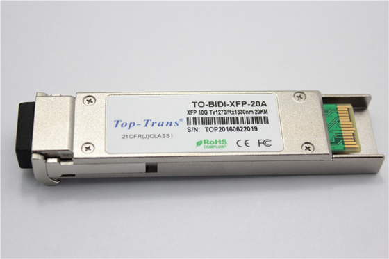 20Km 10G SFP Module 1270nm 1330nm 10GBASE-BX XFP MSA RoHS
