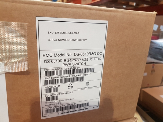 EMC DS6510B 24 Port Active 8GB Brocade SAN Switch EM-6510-24-8G-R