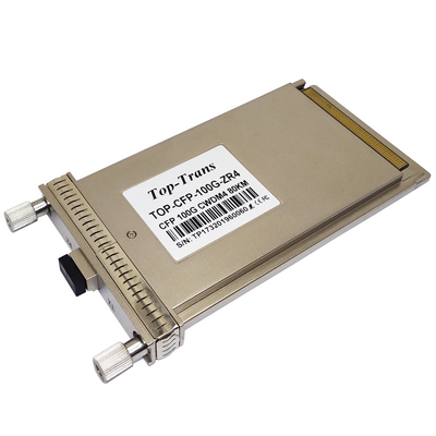 LAN-DWM 80KM ZR4 100G CFP Transceiver For Metro Ethernet Switch