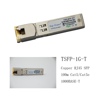 Arista SFP-1G-T Compatible Copper RJ45 SFP 100m Cat5 Cat5e Optical Transceiver