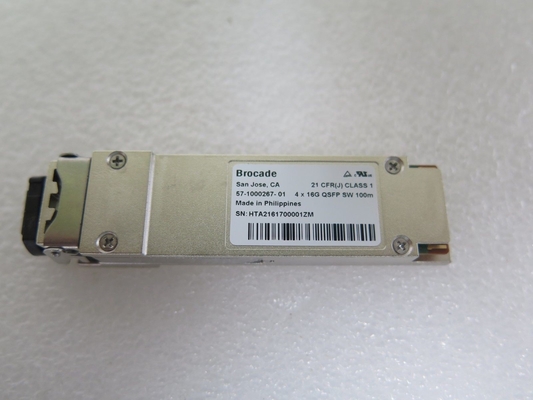 57-1000497-01 XBR-000466 64G FC SFP+ Transceiver ELWL 25km For Brocade G720