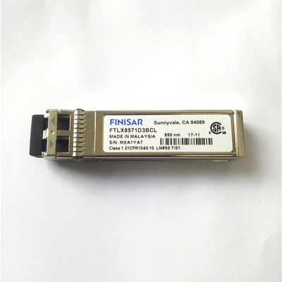 FTLX8571D3BCL 850nm Multimode Datacom Optical Module Finisar 10G SFP+ For 10GBASE-SR/SW 10G Ethernet