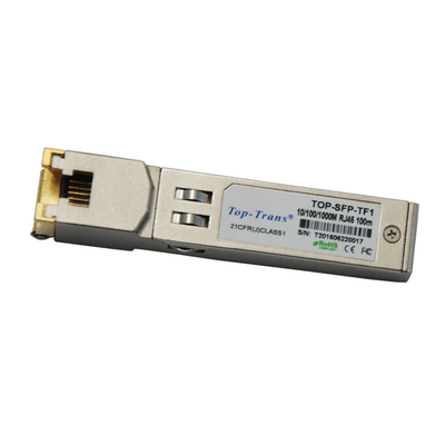 Juniper 740-038291 Compatible Copper RJ45 SFP 100m Cat5 Converter Module