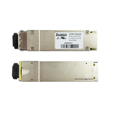 40G QSFP+ SR4 850nm 150m MTP / MPO Multimode Fiber Optical Module Avago Brand