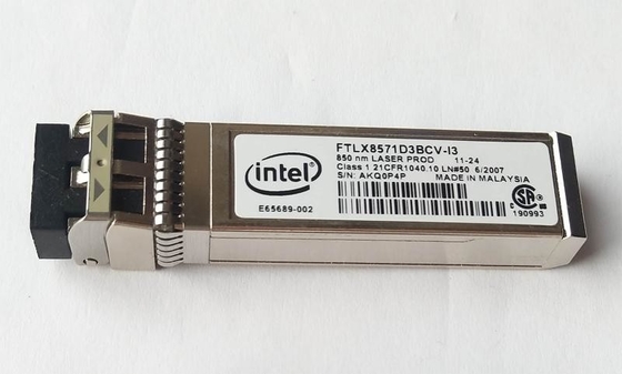 InteI FTLX8571D3BCV-I3 10GBASE-SR 850nm SFP+ Optical Transceiver Module