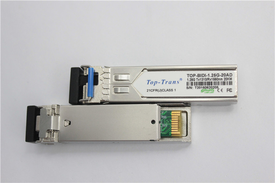 Cisco GLC-BX-20U 1.25G BIDI SFP 1310nm 1550nm 20km SMF Simplex LC Transceiver