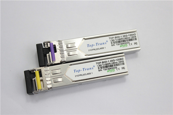 Cisco GLC-BX120-U 1.25G BIDI SFP 1490nm 1550nm 120km SMF Simplex LC Transceiver