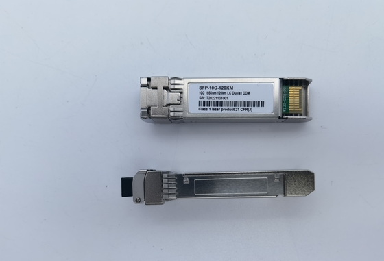 10G SFP+ ZR+ 1550nm 80km 100km 120km SMF long haul Optical Transceiver