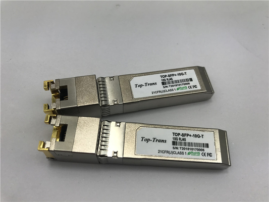 Mellanox MFM1T02A-T 10GBASE-T Compatible 10G Copper RJ45 SFP+ Transceiver