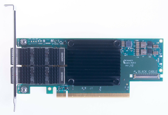 Mellanox MCX653106A-ECAT  InfiniBand HDR 100GbE QSFP56 PCIe Adapter NIC