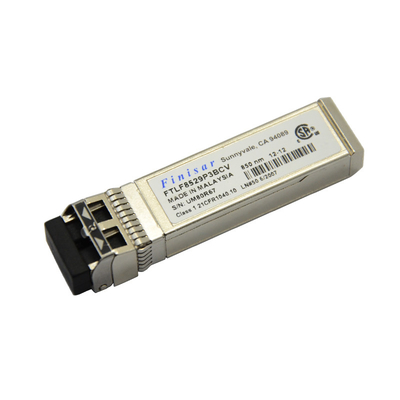 Finisar FTLF8529P3BCV 16GB Fibre Channel Transceiver Module for 850nm wavelength LC SFP+ duplex Connector