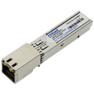 Finisar FCLF8522P2BTL Copper SFP Transceiver RJ45 850nm 300m 1000BASE-T RoHS Compliant