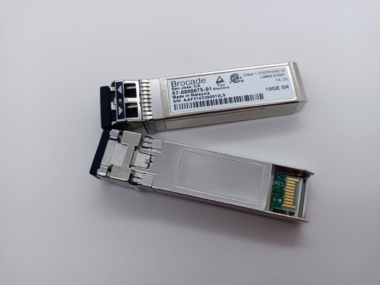 Brocade 57-0000075-01 XBR-000180 Optic Transceiver 10G-SR MMF SFP+ - LC 300m 850nm DDM Module