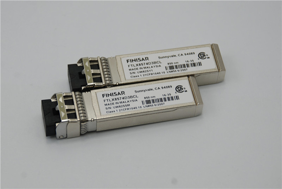 Finisar FTLX8571D3BCL 10Gb/s 850nm Multimode Datacom SFP+ Optical Transceiver Module
