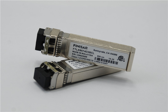Finisar FTLX8571D3BCL 10Gb/s 850nm Multimode Datacom SFP+ Optical Transceiver Module