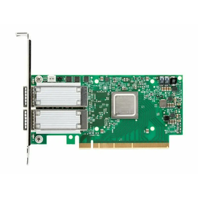 Mellanox ConnectX-6 25GbE Dual-Port SFP28 PCIe 4.0 X 8 MCX631102AN-ADAT Adapter Card with Tall Bracket Network Genre Product