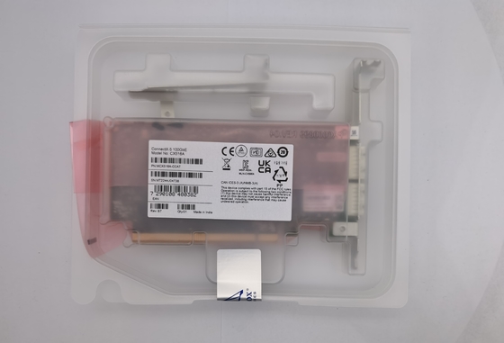 Mellanox MCX516A-CCAT ConnectX-5 EN 100GbE Dual-Port QSFP28 PCIe3.0 X 16 Interface Card Tall&Short Bracket 4G Fiber Connectivity