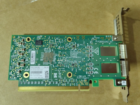 Mellanox MCX623106AC-CDAT Dual-Port QSFP56 PCIe 4.0 X16 ConnectX-6 Dx EN Adapter Card 100G Ethernet Network Wired External