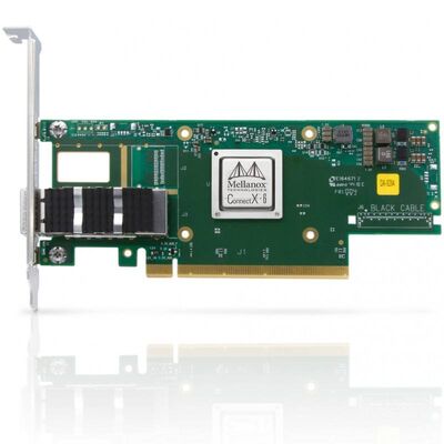 Mellanox MCX653105A-EFAT Connect X-6 VPI Adapter PCIe HDR100 EDR IB and 100GbE Single-Port QSFP56 Ethernet Network Card in Stock
