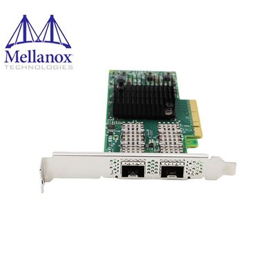 New Mellanox MCX654106A-ECAT Connect-6 Dual-Port QSFP56 100GbE Wired Network Card Data Center PCIe Internal Server Stock