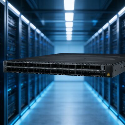 NVIDIA MQM9790-NS2F 64-Port 400G InfiniBand Switch P2C Airflow for HPC Cluster