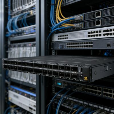 NVIDIA MQM9790-NS2F 64-Port 400G InfiniBand Switch P2C Airflow for HPC Cluster