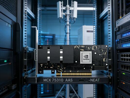 400Gb NDR VPI Adapter MCX75310AAS-NEAT ConnectX-7 Single OSFP for AI HPC Datacenter Cluster
