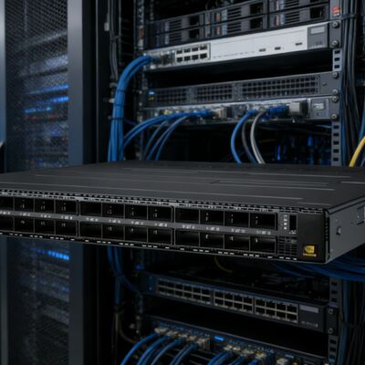NVIDIA MQM9790-NS2R Quantum-2 1U NDR 400Gb/s InfiniBand Switch 64 Ports 32 OSFP Unmanaged Reverse C2P Airflow for AI Cluster