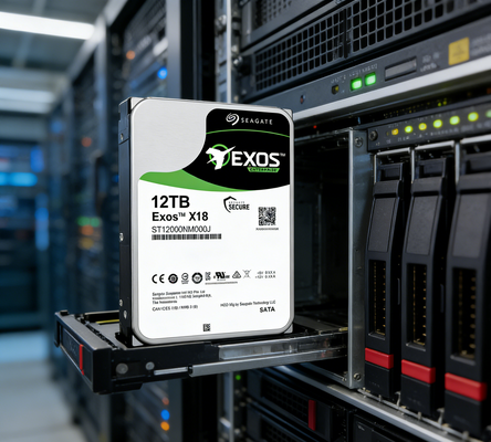 Seagate Exos X18 ST12000NM000J 12TB 7200RPM SATA 6Gb/s Enterprise Hard Drive