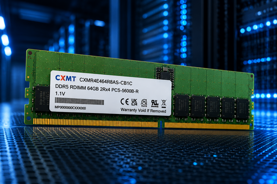 CXMT CXMR4E464R8AS-CB1C 64GB DDR5 5600MT/s 2Rx4 RDIMM Server Memory Module