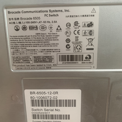 BR-6505-12-16G-0R 16gb Fibre Channel Switch