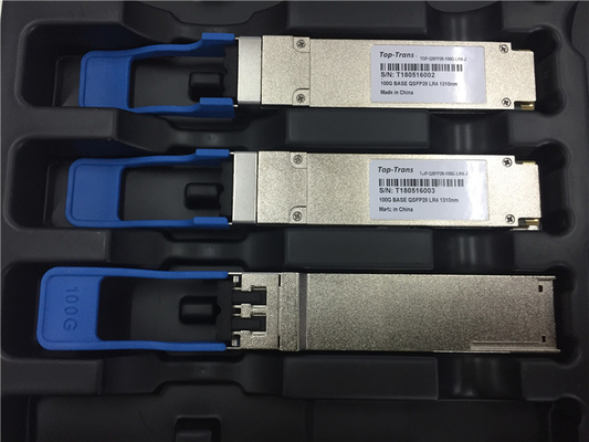 Top Trans 100G QSFP28 Module Of CWDM4 MSA 1310NM 10km LR4 Transceiver