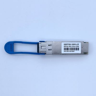 QSFP28 OTU4 100Gbps 112Gbps Fiber Optic Receiver Module Dual Data Rate LWDM4 10KM LR4 SMF
