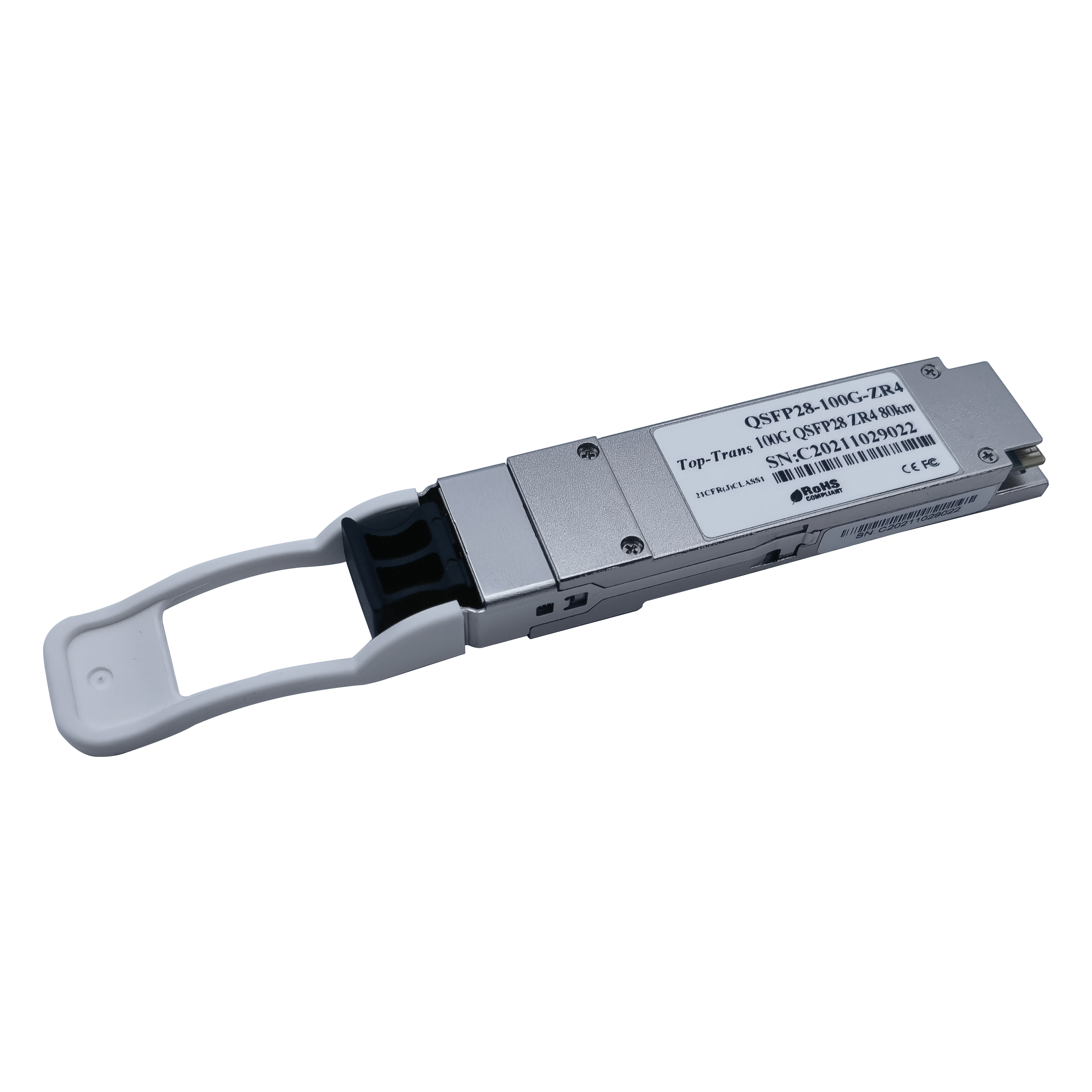 5.5W Pluggable QSFP-100G-ZR4 , 60km Optical Module Transceiver